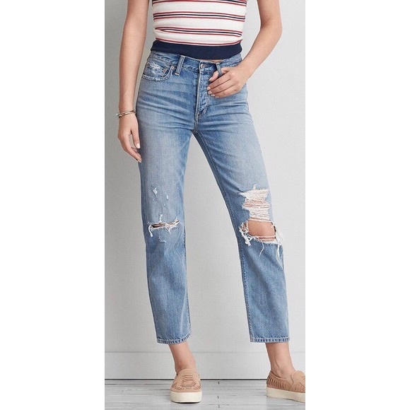 american eagle outfitters high rise jeans